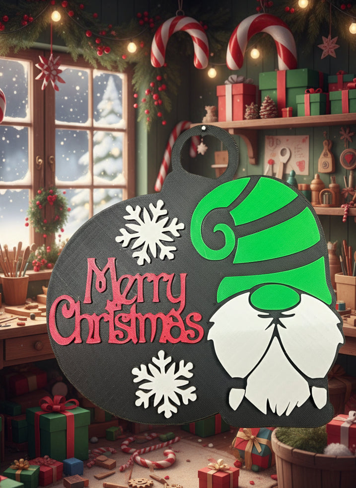 Gnome Decoration (Green)