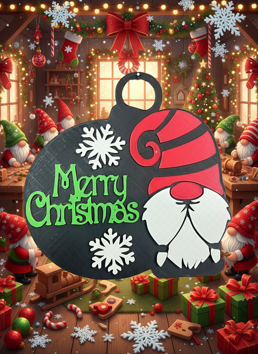 Gnome Decoration (Red)