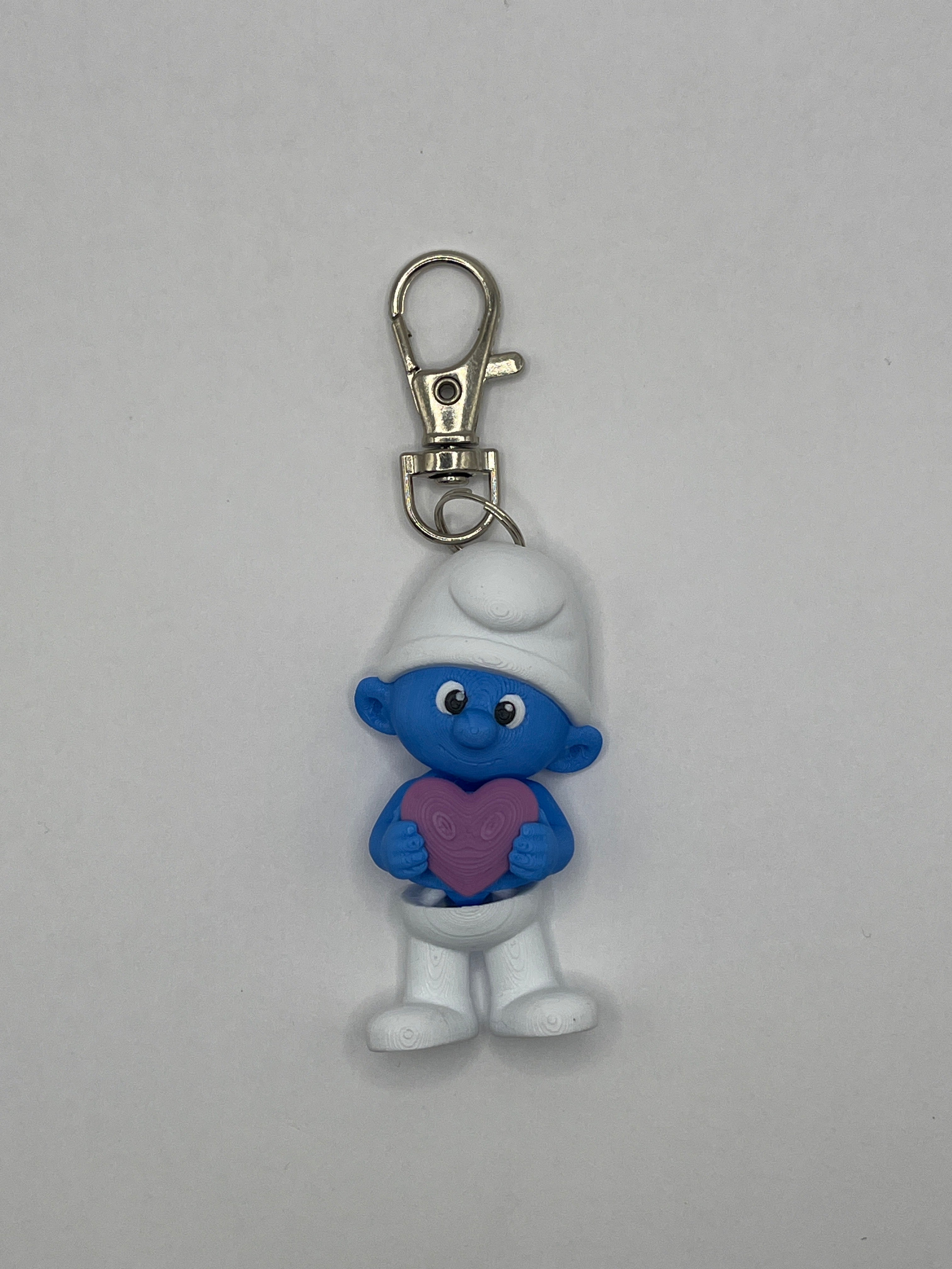 Love Smurf Keychain