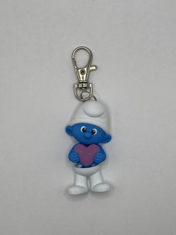 Love Smurf Keychain