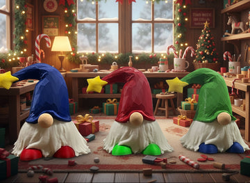 Sitting Gnome (Red)
