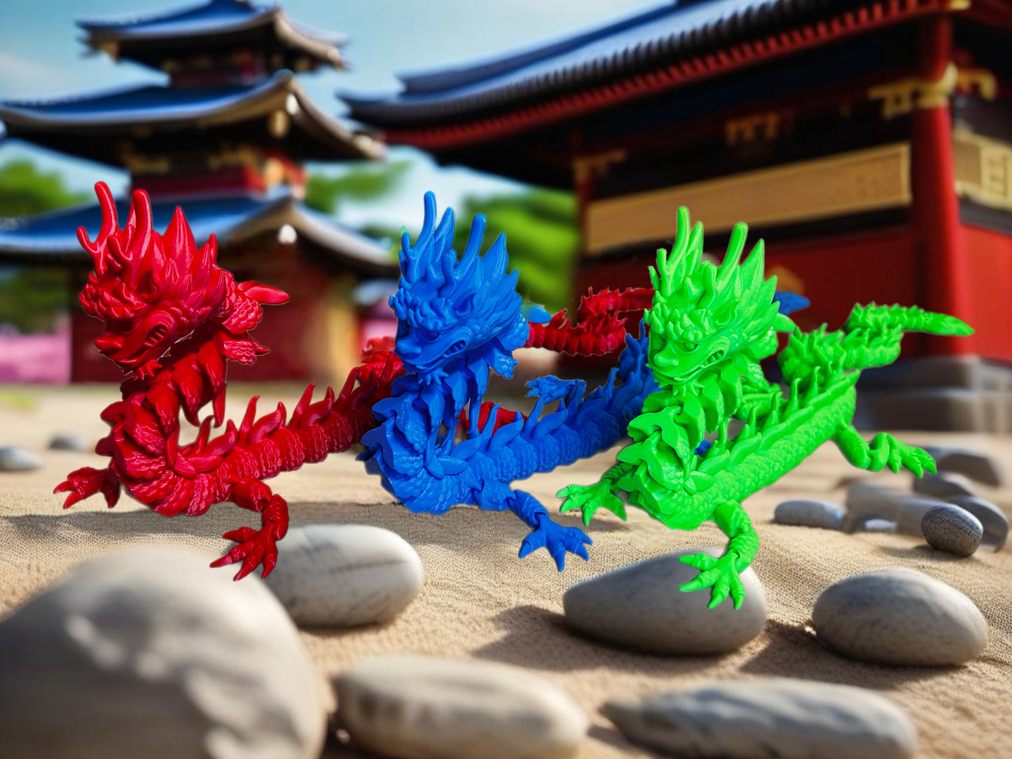 Oriental Flexi Dragon
