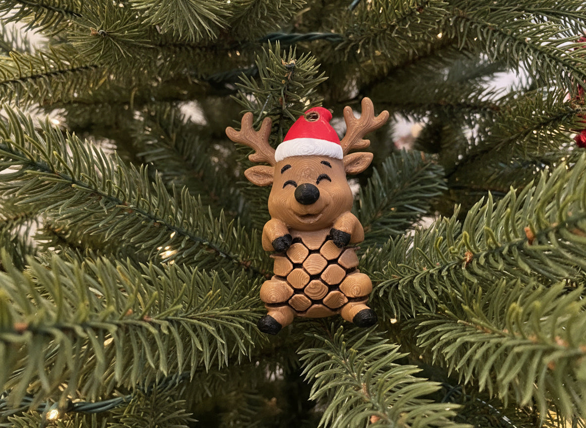 Reindeer Fidget Keychain